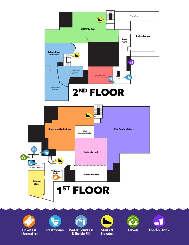 Guest Map - Da Vinci Science Center